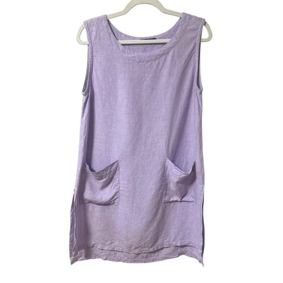 Jexy & Jax Dresses & Skirts - Jexy & Jax Sleeveless Linen Dress Lavender Purple Women’s Small Canadian Summer